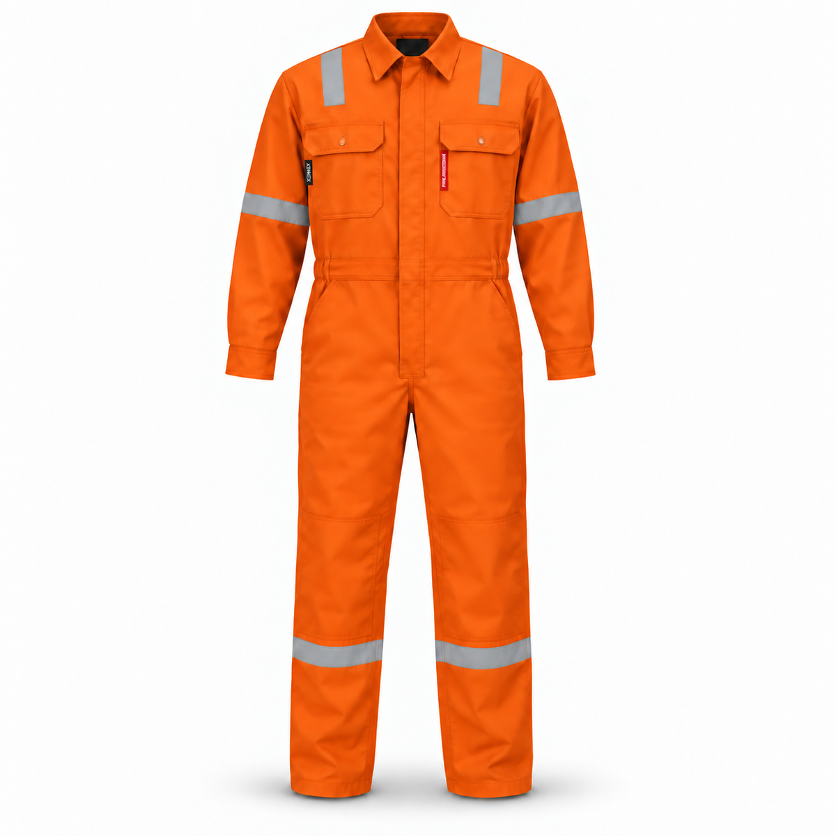 PROTEX Nomex FR coverall in Orange with reflective tape