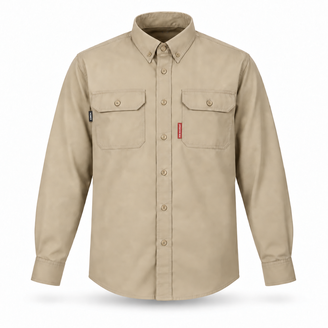 PROTEX Nomex FR work shirt in Tan